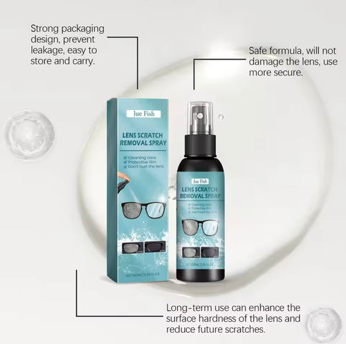 Eye Glass Cleaners Spray 2-in-1